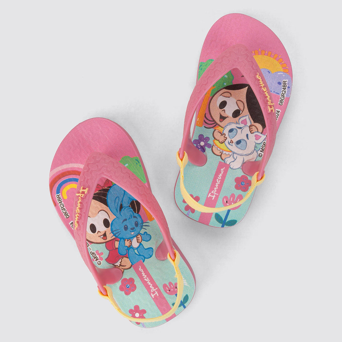 Chinelo de Dedo Bebê Menina Turma da Mônica - Ipanema