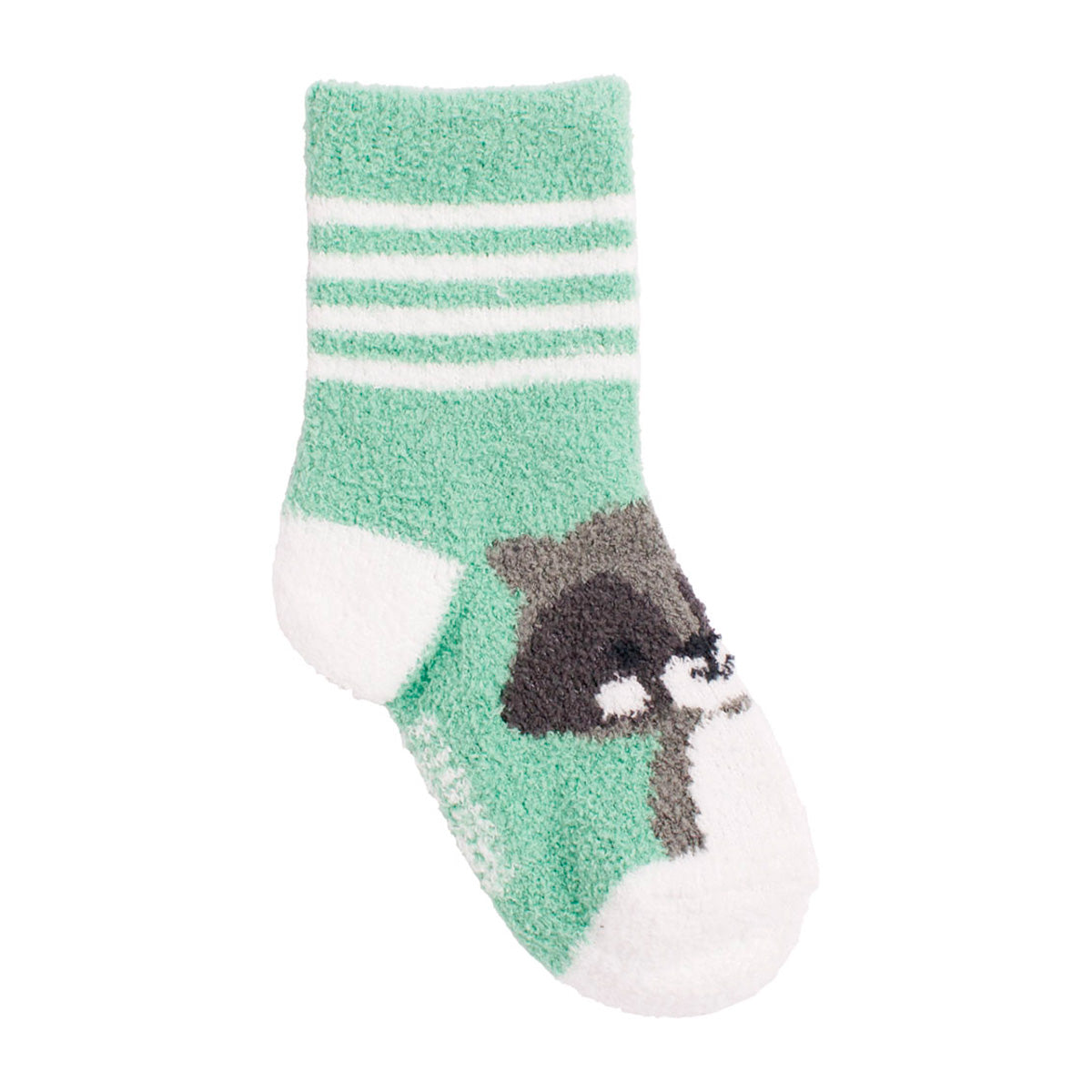 Meia Felpuda Infantil Menino 26-30 Guaxinim - Pimpolho