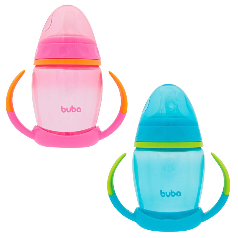 Copo Bebê Antivazamento 250ml (6m+) Alça Removível - Buba