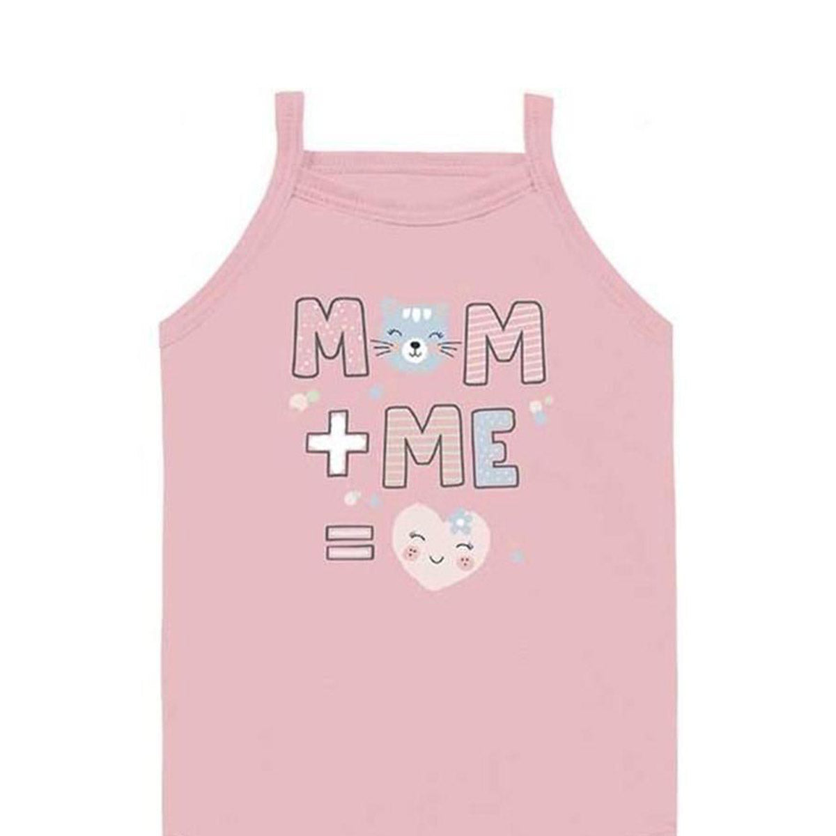 Body Alcinha Regata Bebê Menina Mom + Me - Kiko Baby