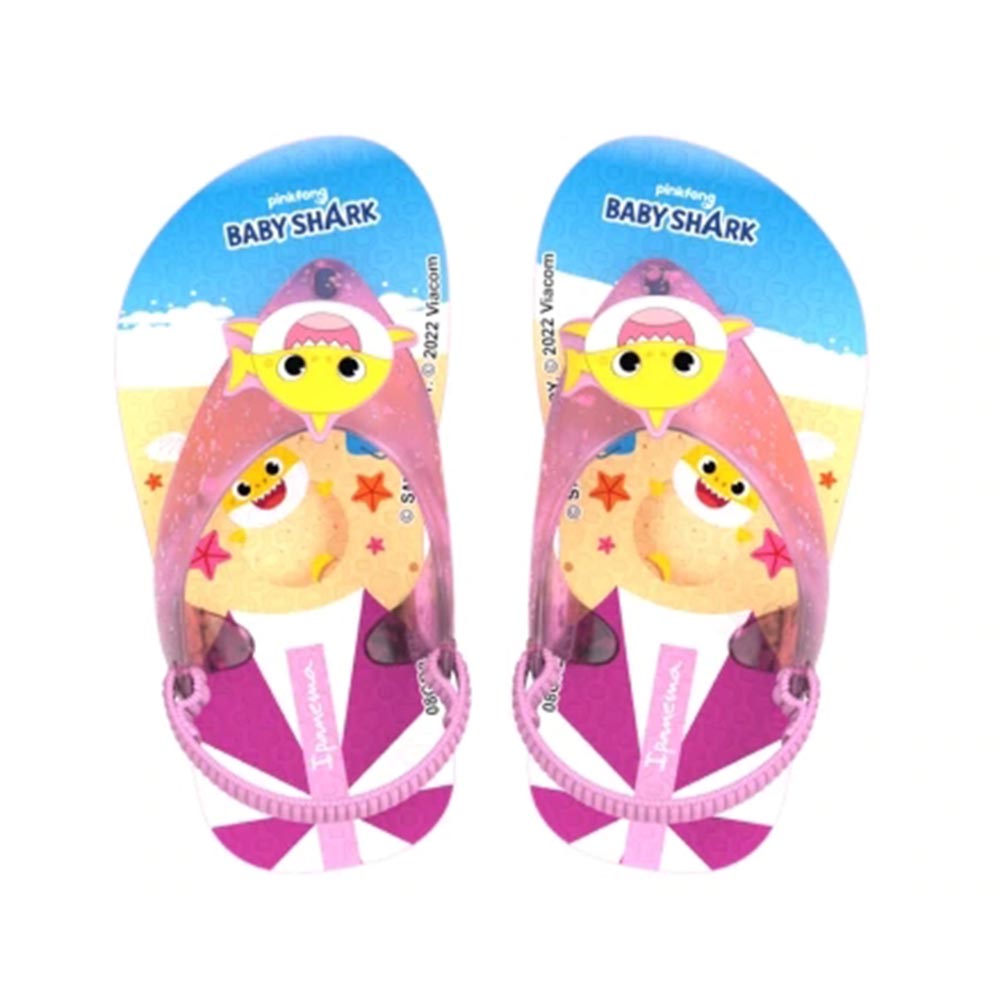 Chinelo de Dedo Baby Shark Rosa - Ipanema