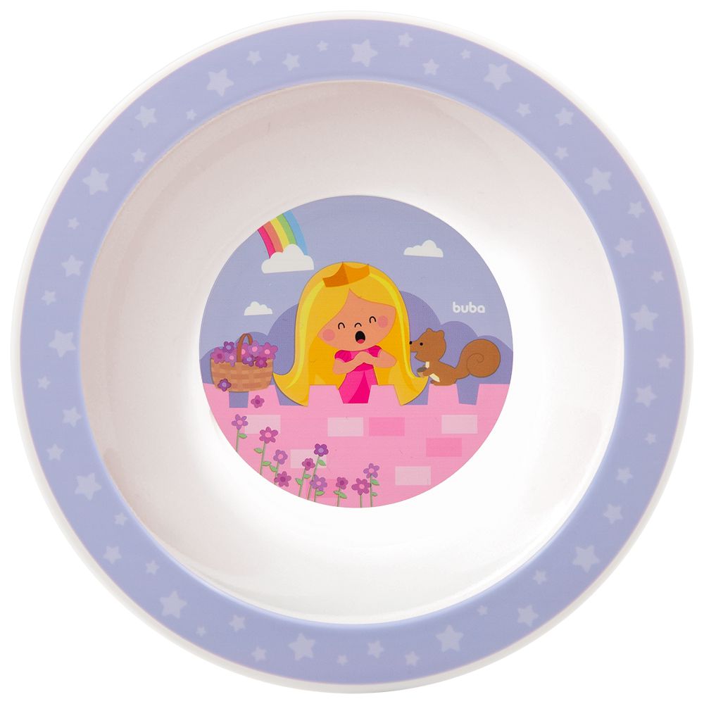Prato Bebê Infantil Bowl Aventuras Princesa - Buba