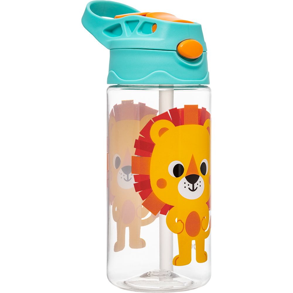 Garrafa Infantil 450ml em Tritan Buba Zoo Leão - Buba