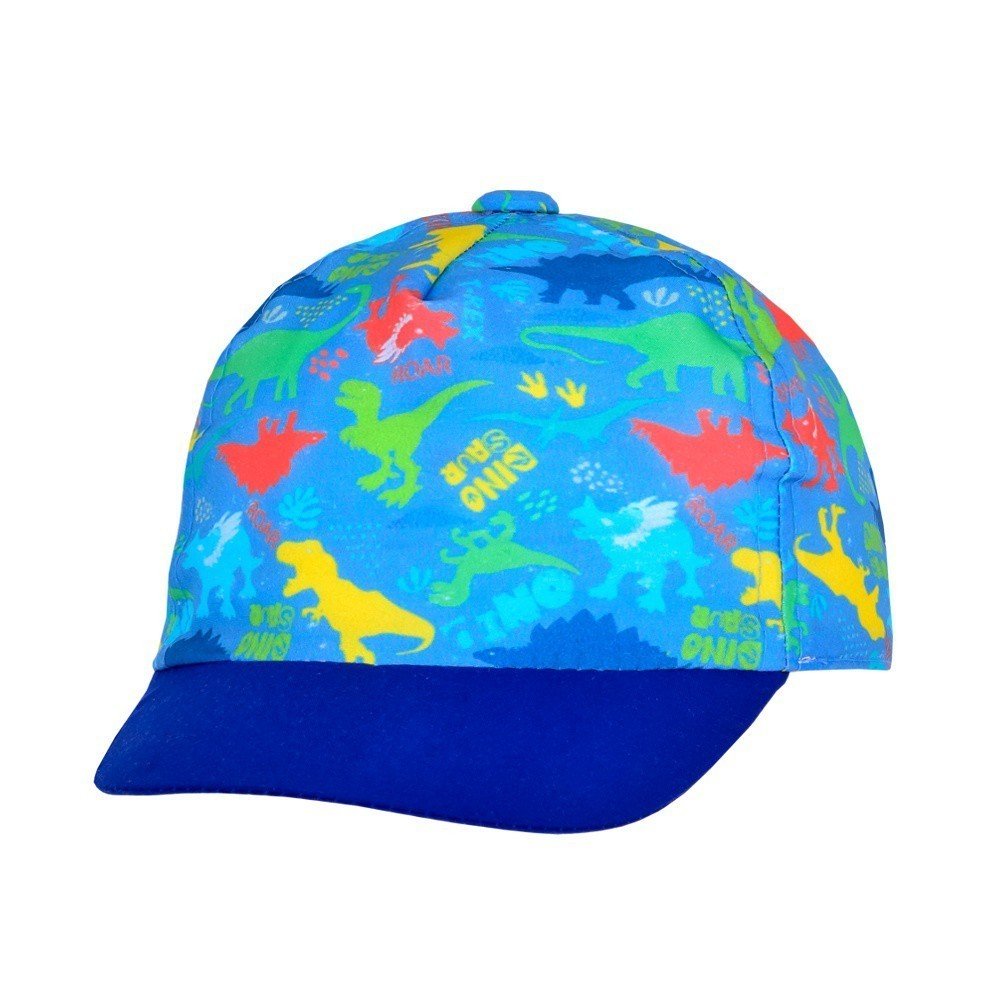 Boné Infantil Menino Dinossauros Azul - Everly