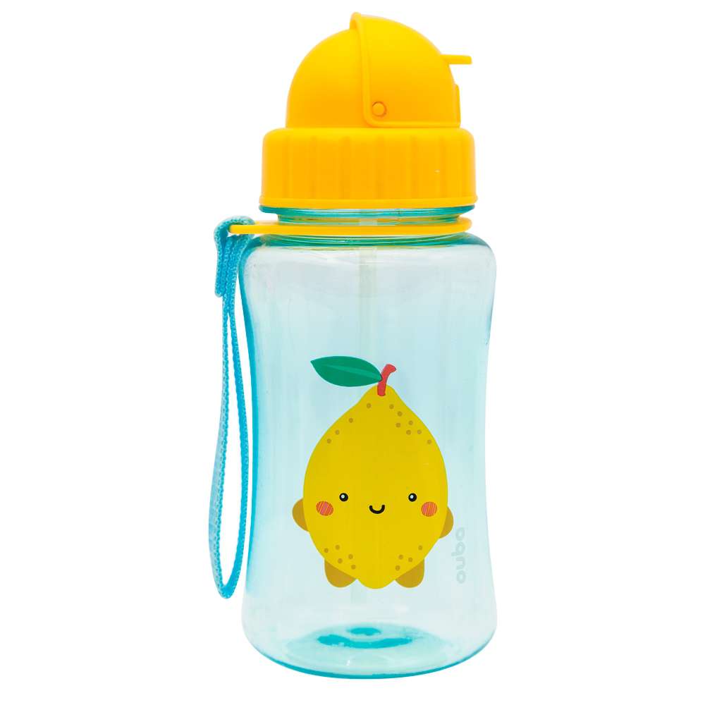 Garrafa Infantil Canudo 400ml Frutti Limão - Buba