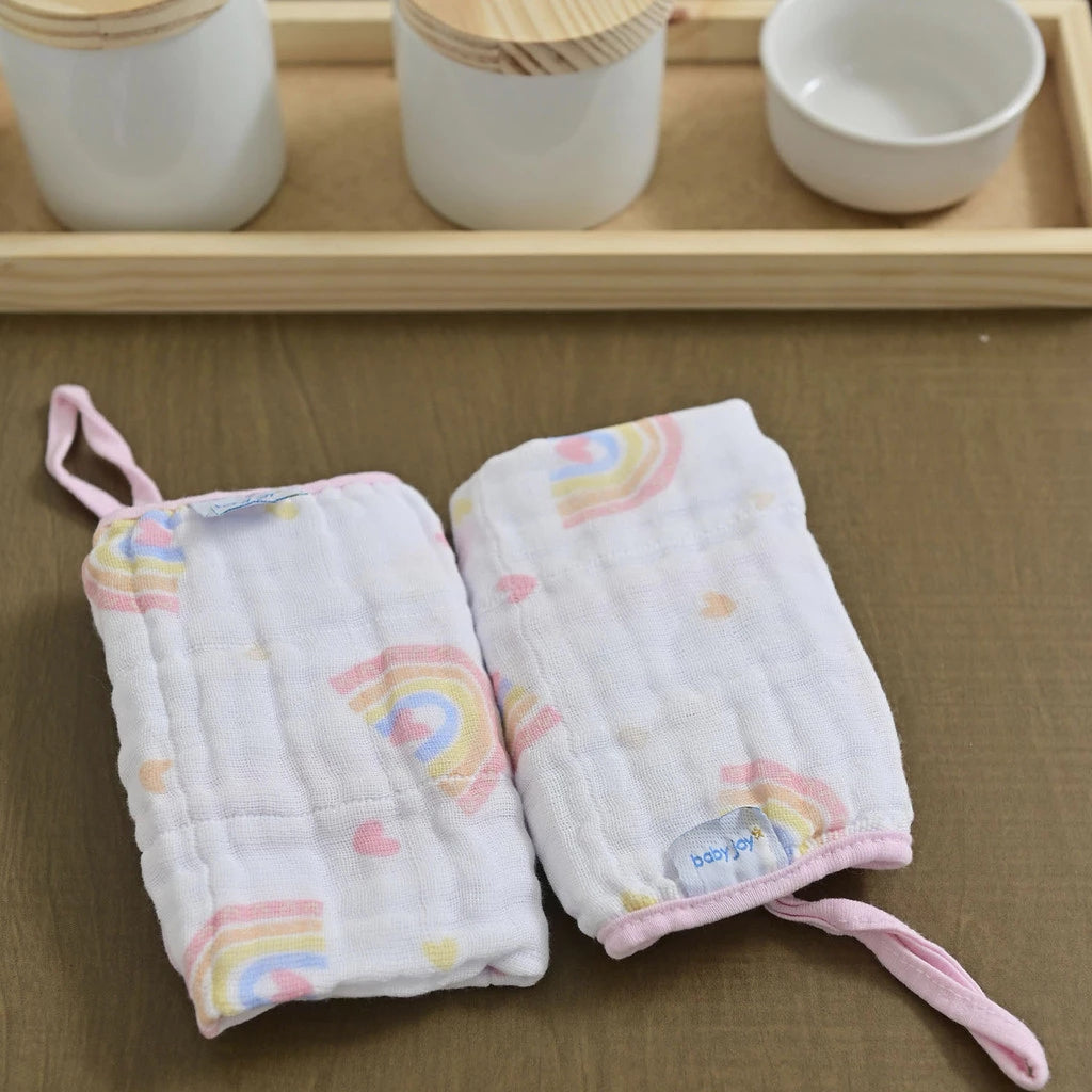 Pano de Boca Soft 2 Unidades Arco-íris - Baby Joy