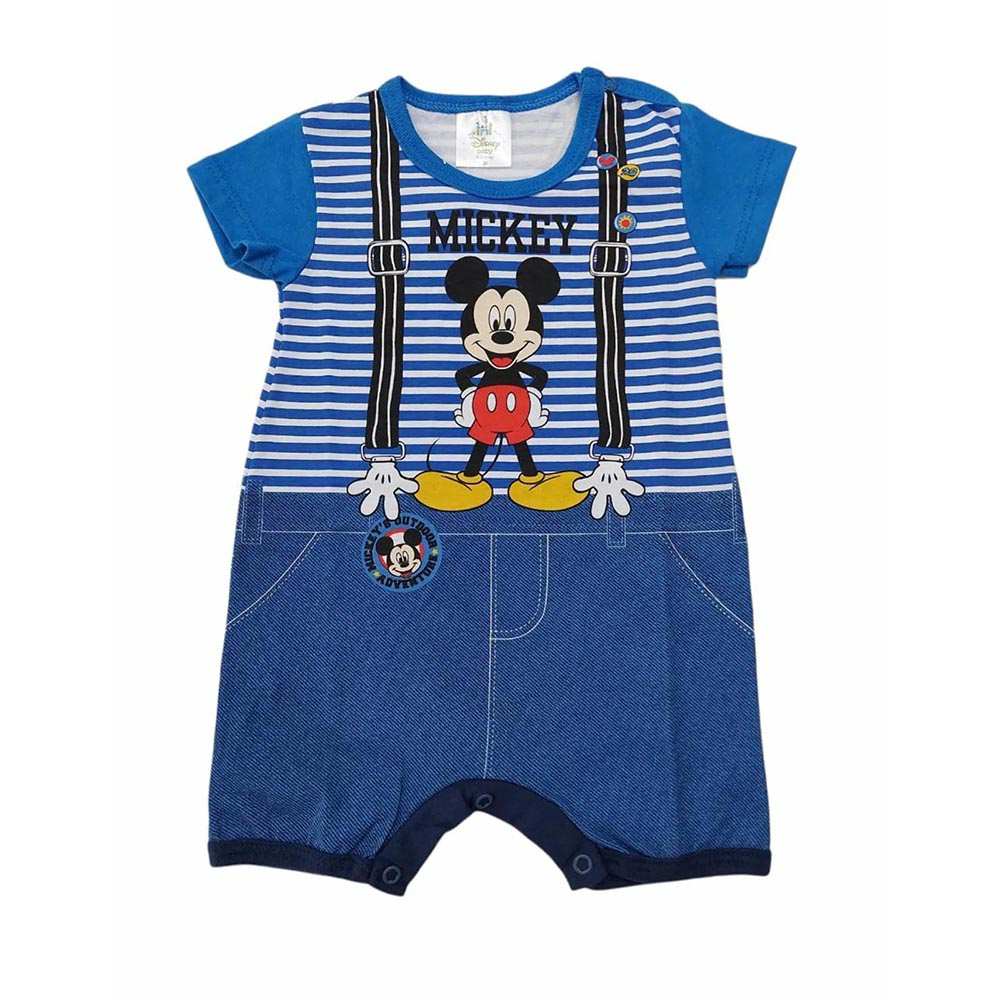 Macaquinho Bebê Disney Mickey Mouse com Listras - Marlan