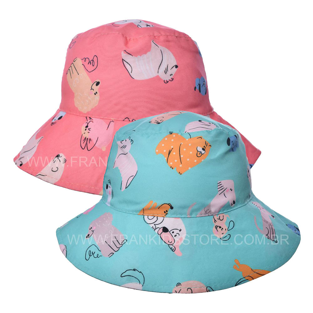 Chapéu Bebê Menina Cachorrinhos - Everly