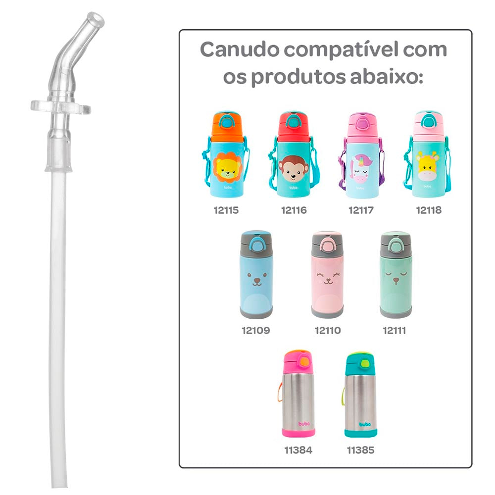 Canudo Para Garrafa Térmica e de Alumínio - Buba