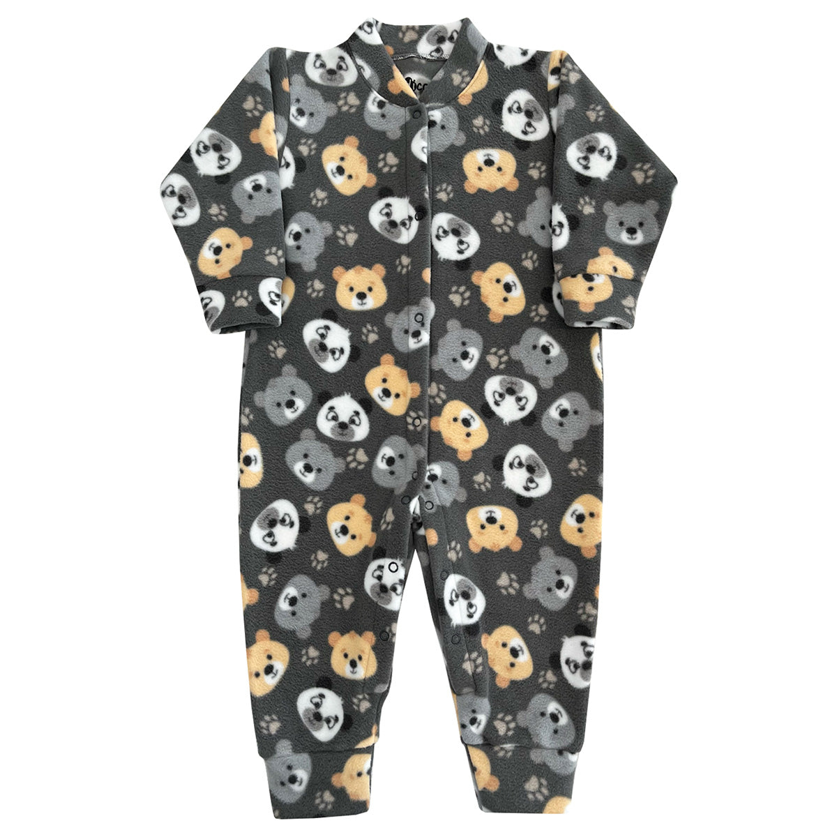Macacão Pijama Infantil Menino em Soft Urso - Odicon