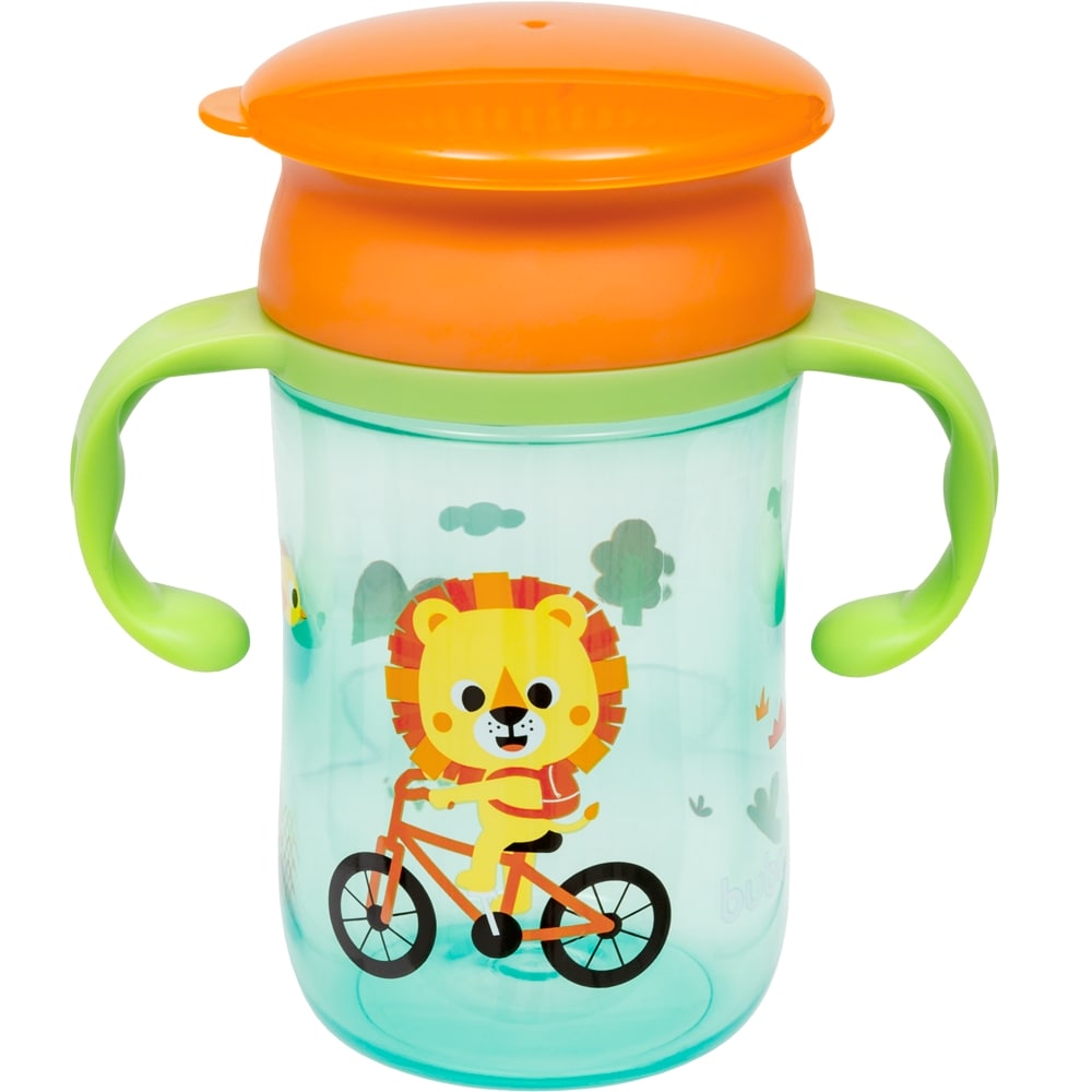 Copo de Transição Antivazamento Bebê 360º Buba Zoo Leão - Buba