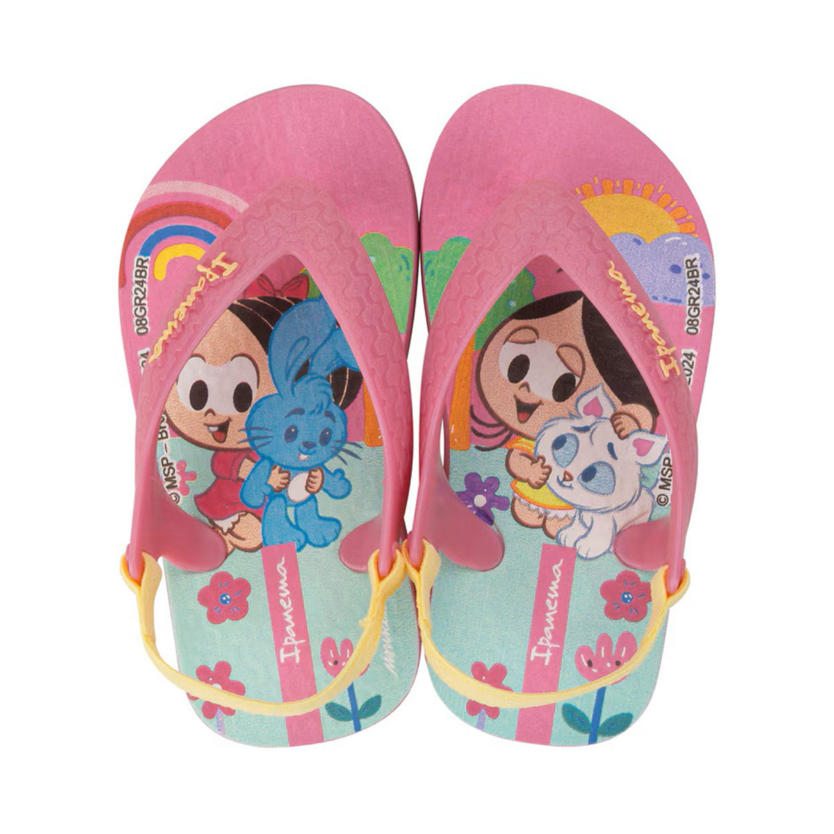 Chinelo de Dedo Bebê Menina Turma da Mônica - Ipanema