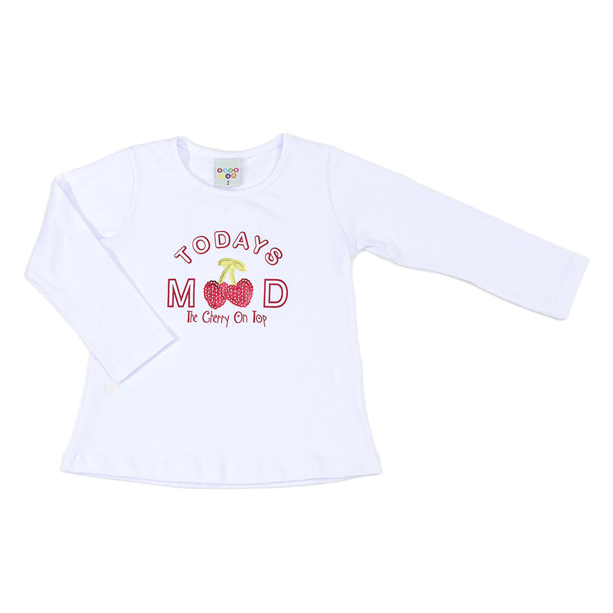 Blusa Manga Longa Infantil em Cotton Cherry - Have Fun