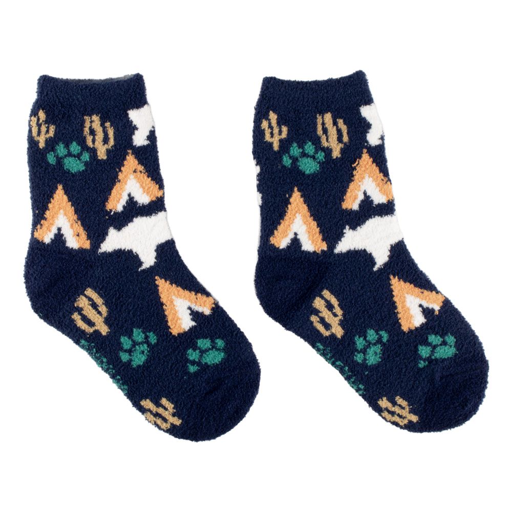 Meia Felpuda Infantil Menino 26-30 Ursos - Pimpolho