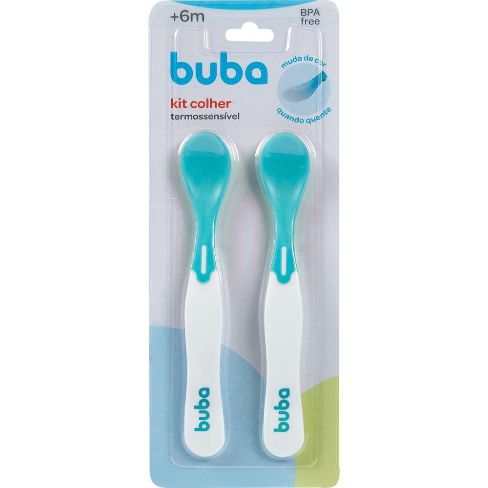 Colher Termossensível (6+ Meses) Kit 2 UN - Buba