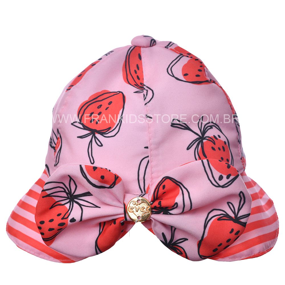 Chapéu Bebê Menina Morangos - Everly