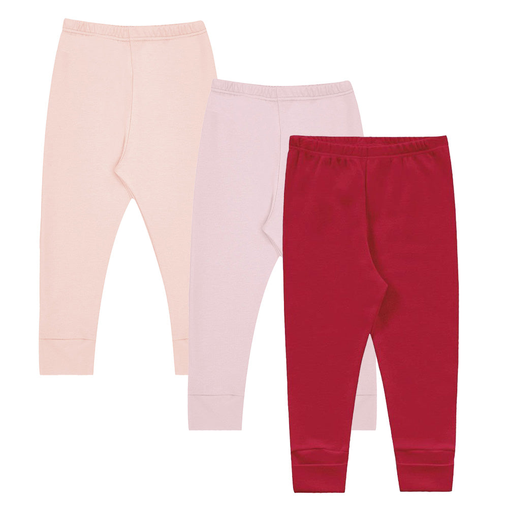Calça / Mijão Vira Pé Bebê Liso Em Suedine - Kiko Baby