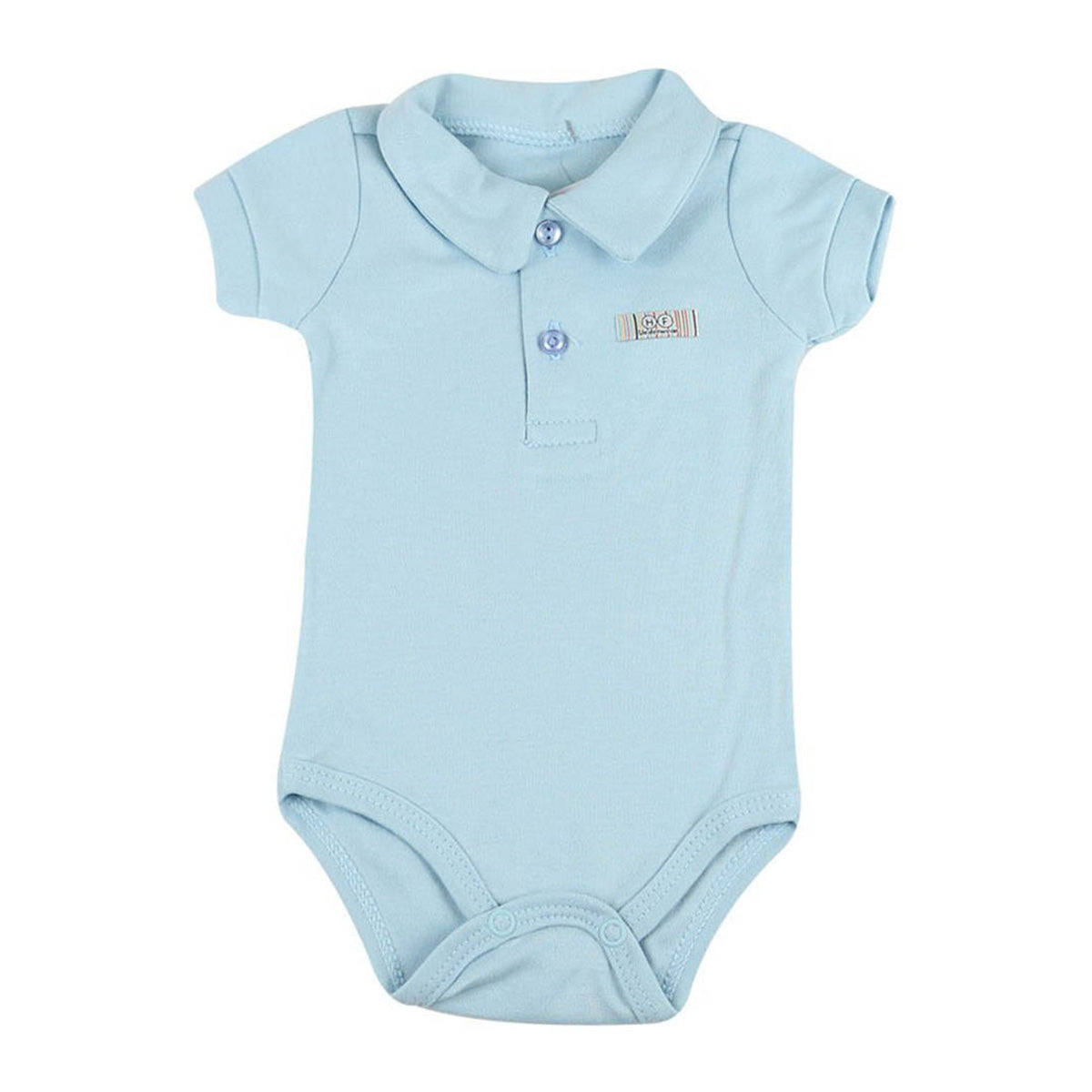 Body Manga Curta Bebê Unissex Gola Polo - Have Fun