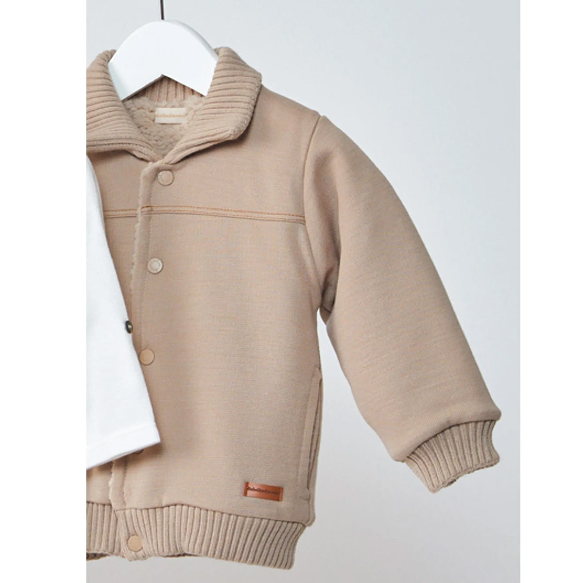 Casaco Infantil Menino Forrado Gola Gaita - Bebelândia