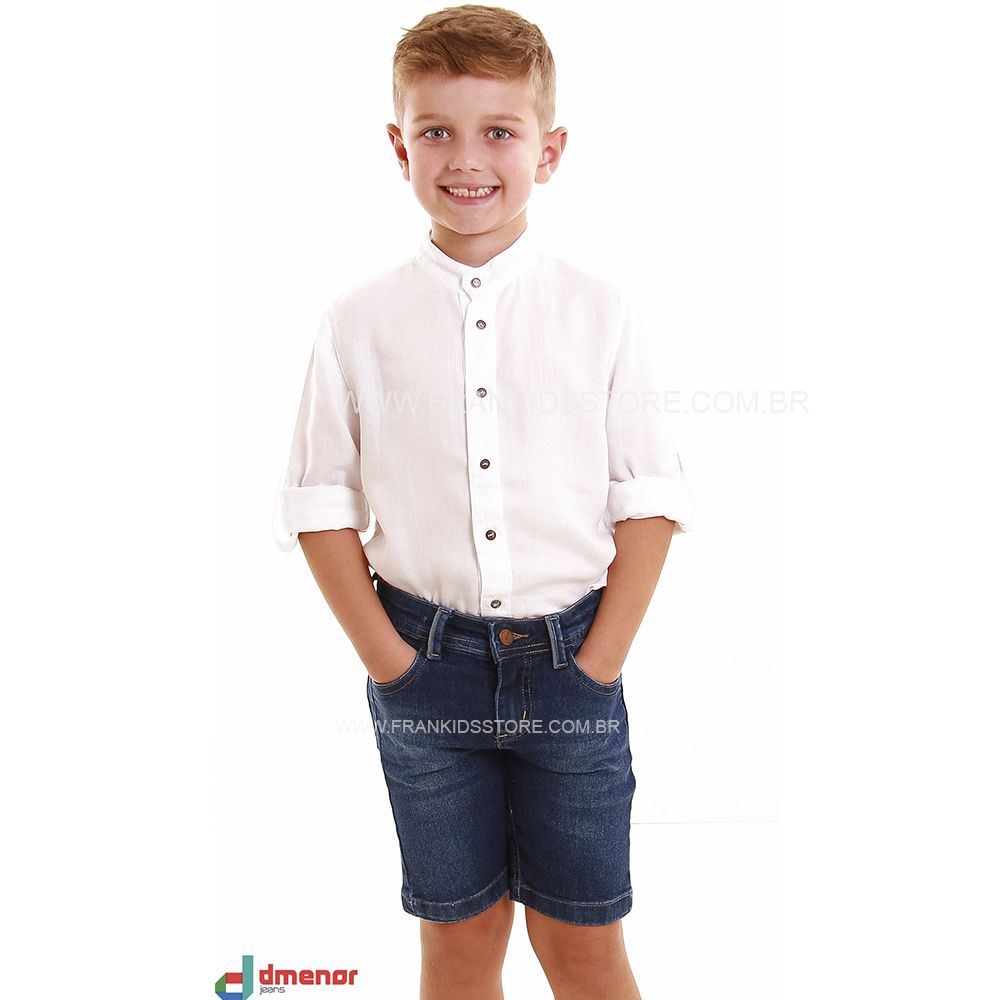 Bermuda Jeans Macio Infantil - Dmenor