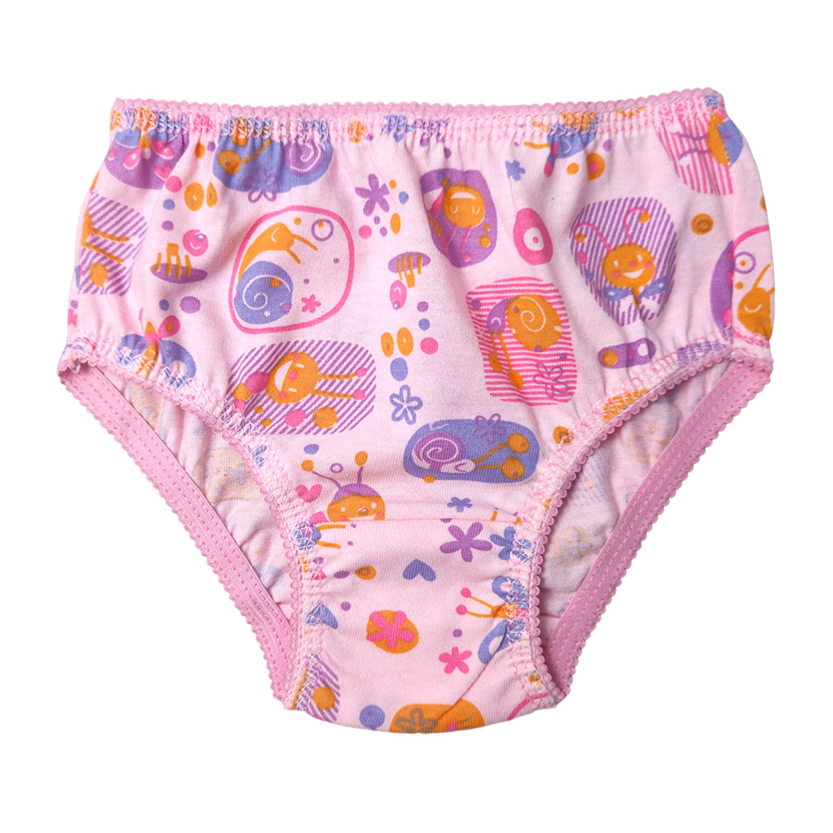 Kit C/3 Calcinhas em Algodão Estampas Sortidas - Tampinha