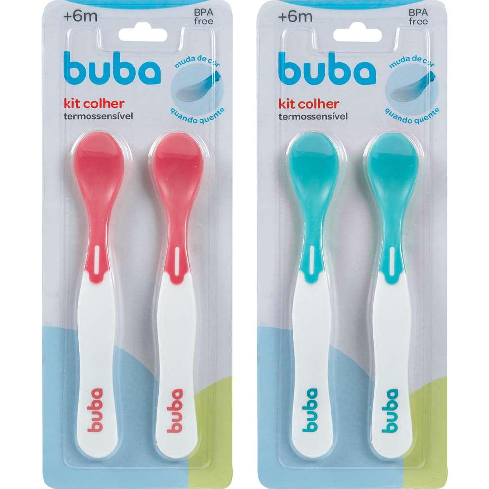 Colher Termossensível (6+ Meses) Kit 2 UN - Buba