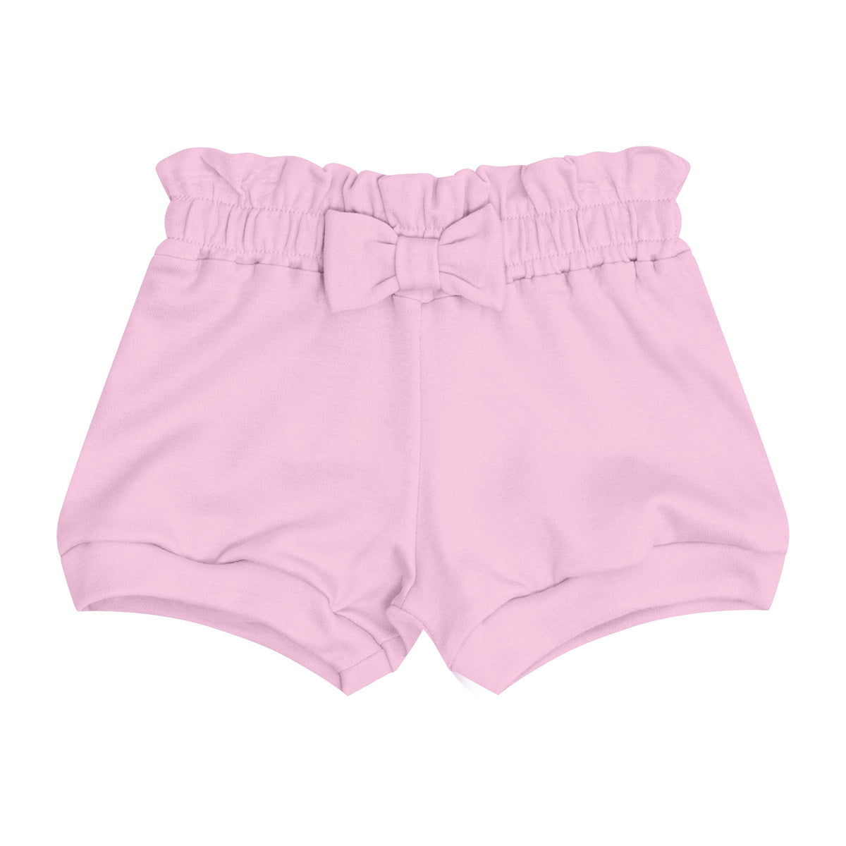 Short Bebê Menina em Suedine Laço - Kiko Baby
