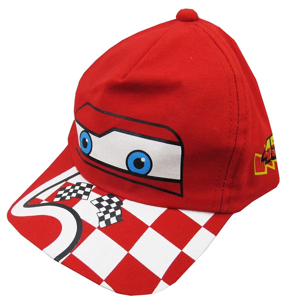 Boné Infantl Menino Vermelho Carros - Everly