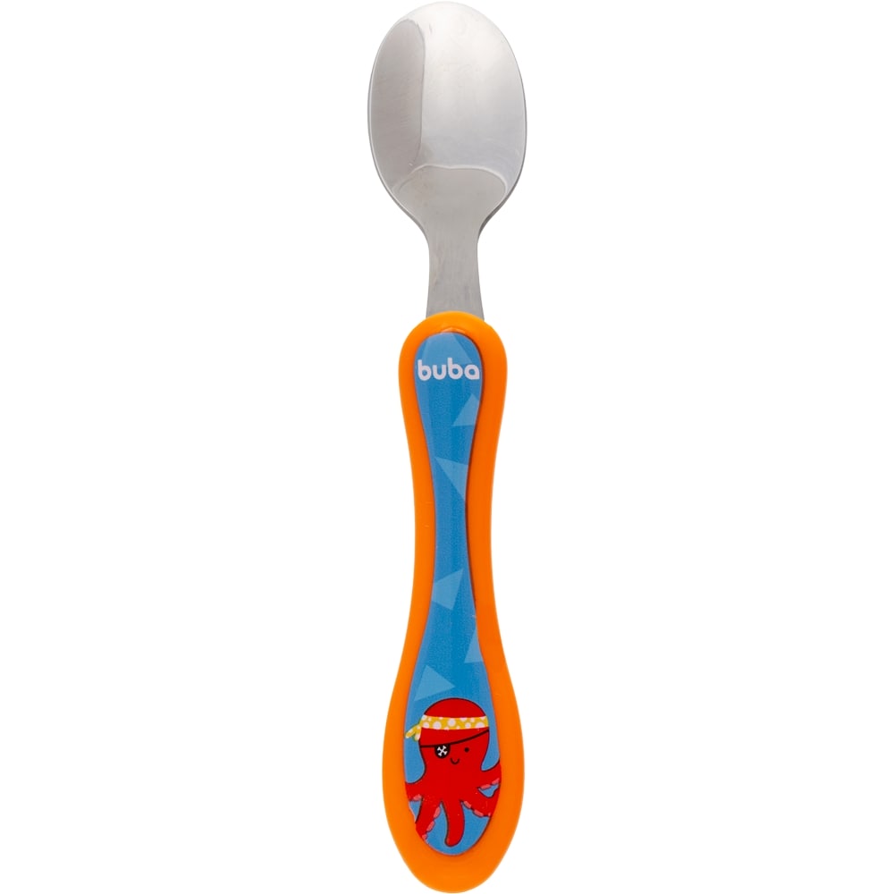 Kit Talher Para Bebê Colher e Garfo Aventuras Pirata - Buba
