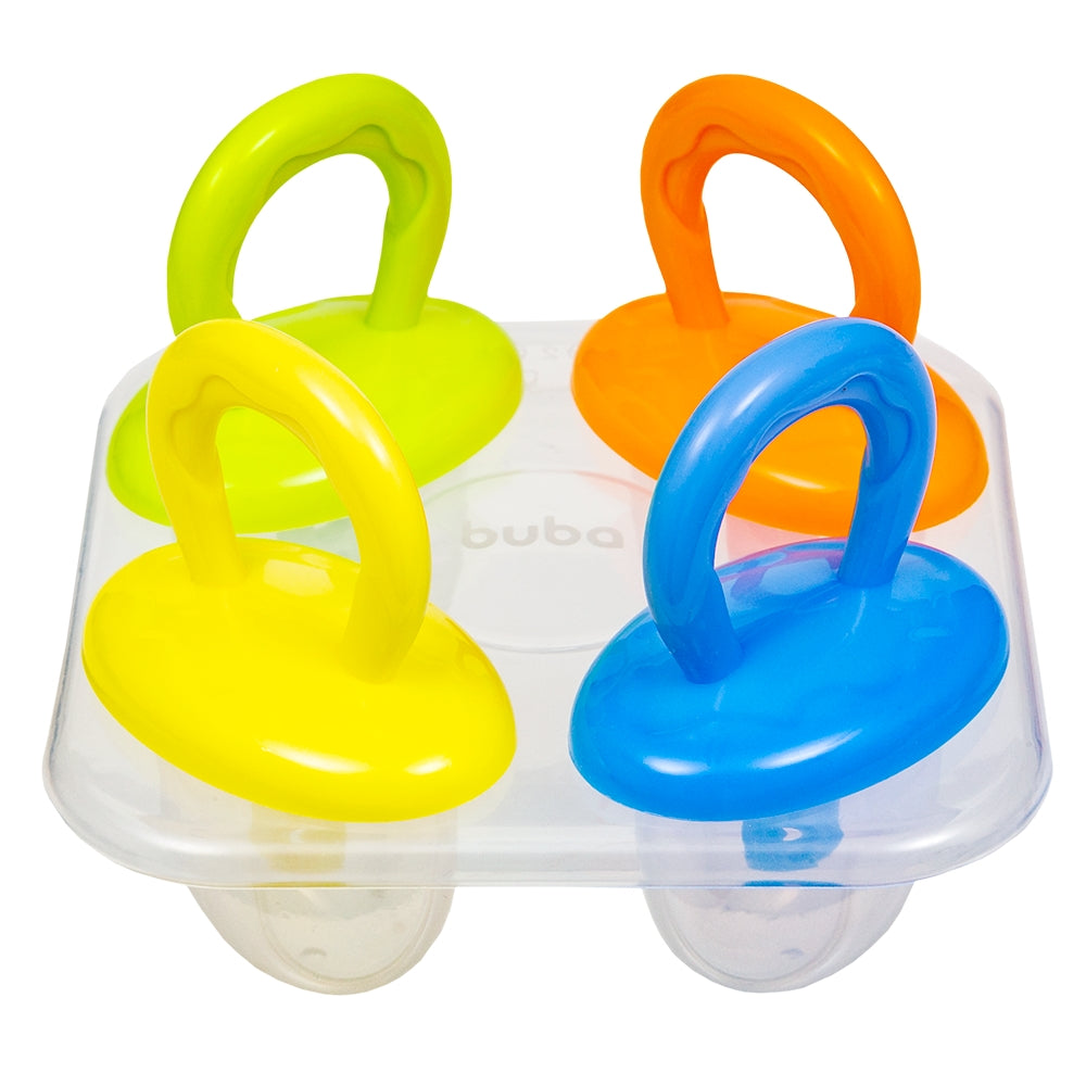 Forminhas Para Picolé Kit Com 4 Unidades 25ml Cada - Buba