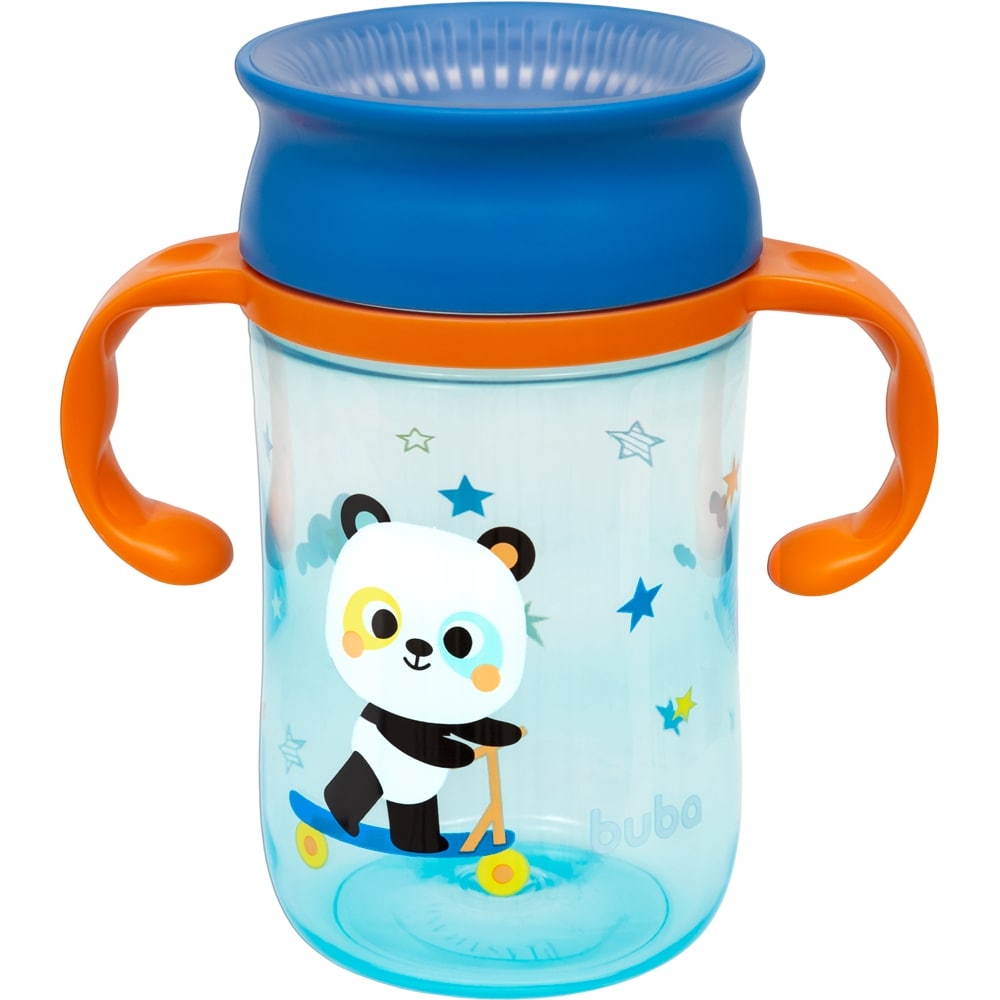 Copo de Transição Antivazamento Bebê 360º Buba Zoo Panda - Buba