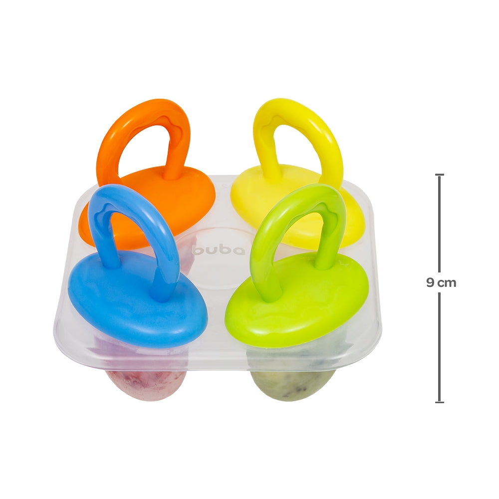 Forminhas Para Picolé Kit Com 4 Unidades 25ml Cada - Buba