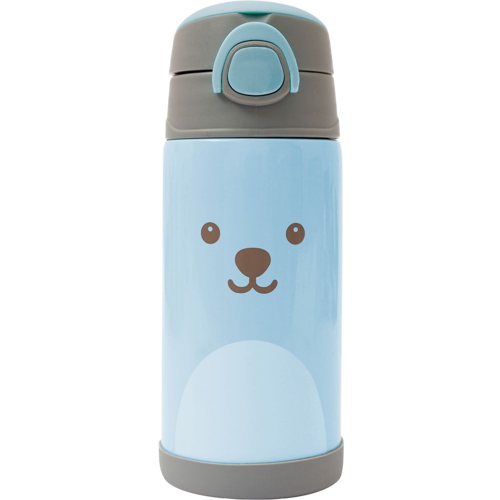 Garrafa Térmica Infantil Inox C/ Canudo 400ml Gumy - Buba