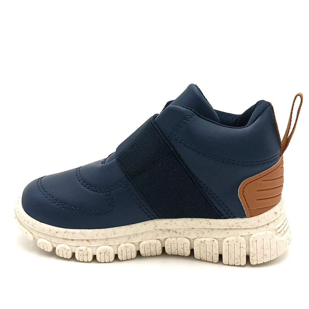 Tênis Botinha Infantil  Marinho / Off White - NovoPé