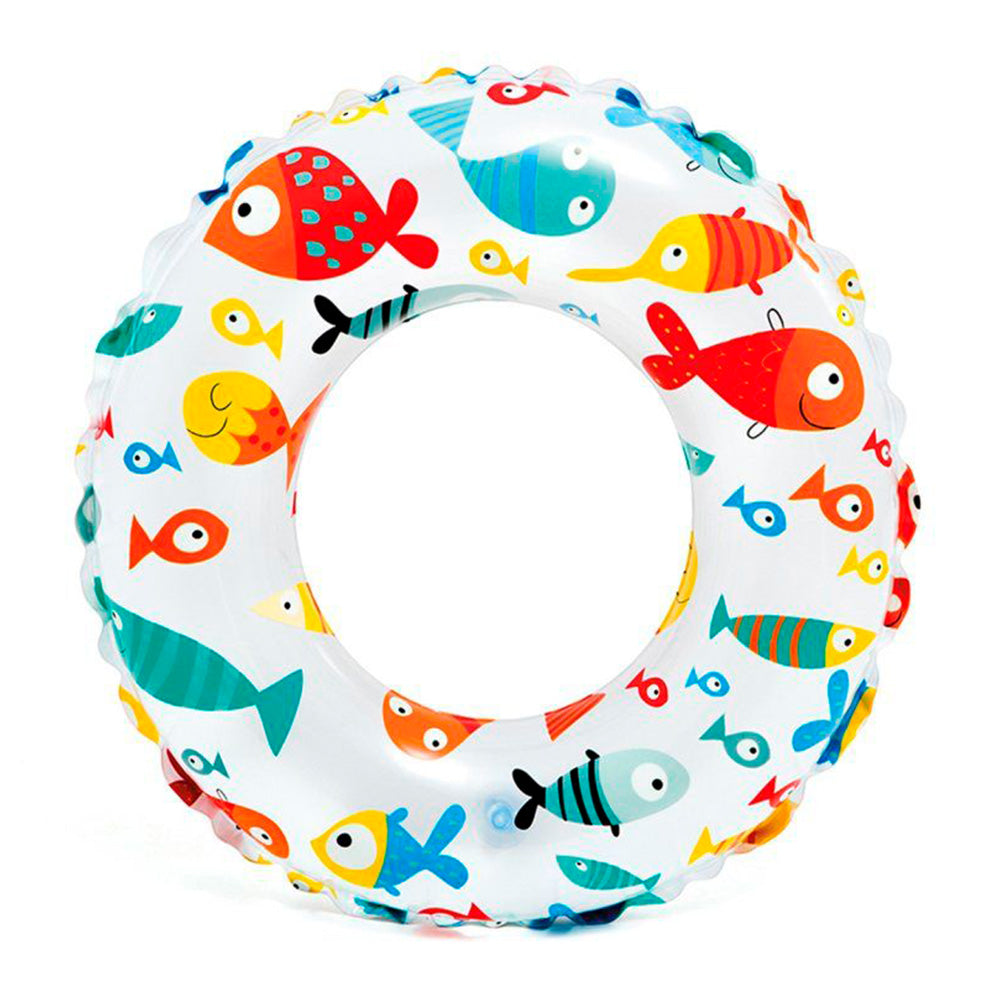 Boia Inflável Infantil Estampada Média Peixes - Intex