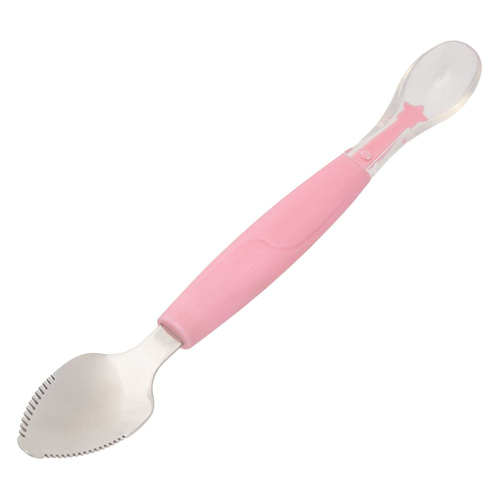 Colher 2 em 1 Para Raspar Frutas e Alimentar - Buba