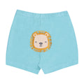 Bermuda Bebê Menino em Suedine Bordado Leão - Kiko Baby