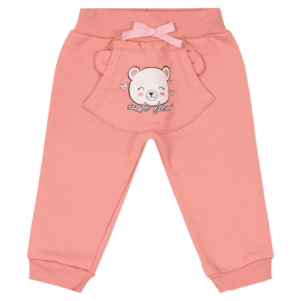Calça Moletom Pelucido Bebê Ursinho Fofo - Kiko e Kika