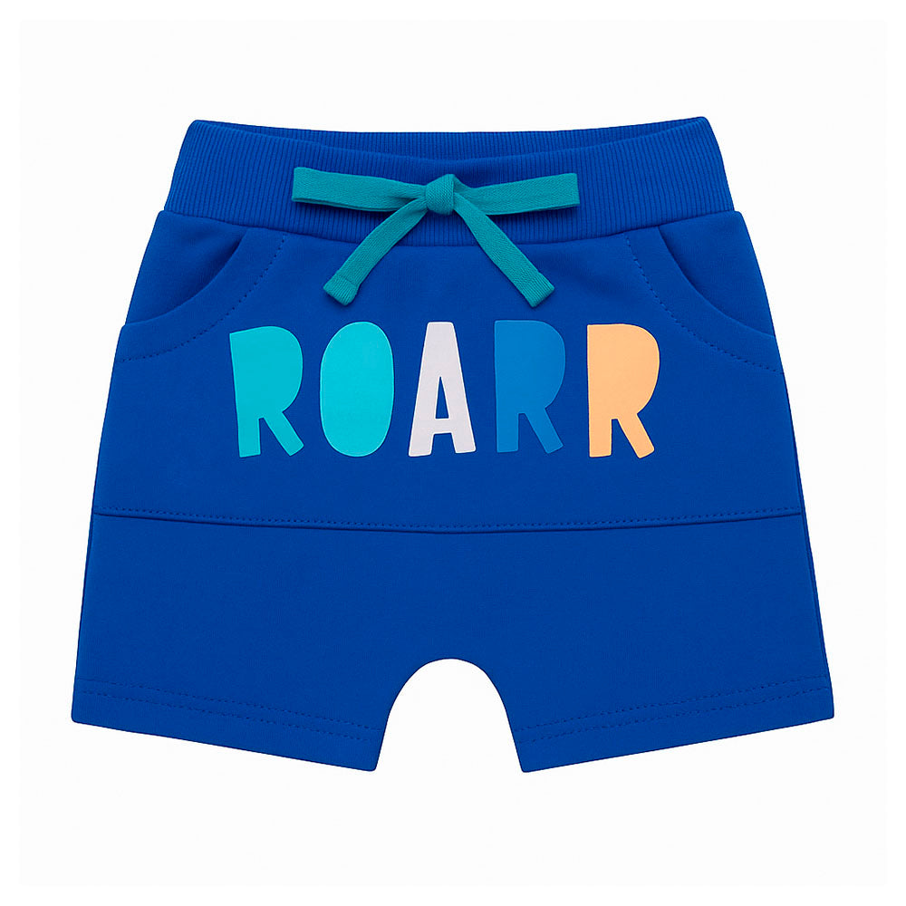 Bermuda Bebê Moletom Roar - Kiko e Kika