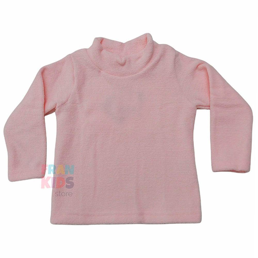 Blusa Infantil Grossa de Inverno Soft Glacê - Rosebud