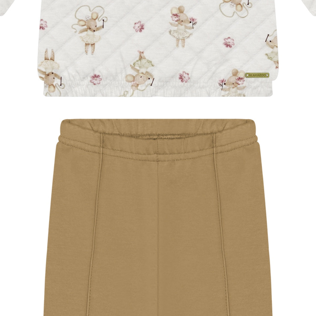 Conjunto Menina Moletom Molecotton Peluciado - Alakazoo