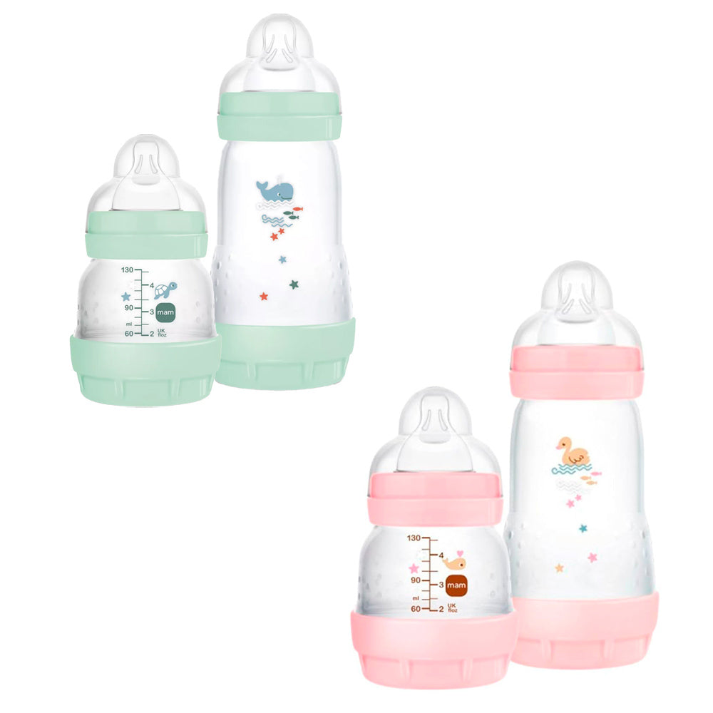Kit 2 Mamadeiras Easy Start Anticólica 130ml e 260ml - MAM
