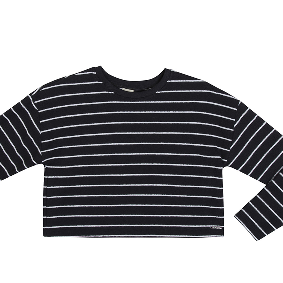 Blusa Infantil Feminina em Moletinho Listrado - Have Fun