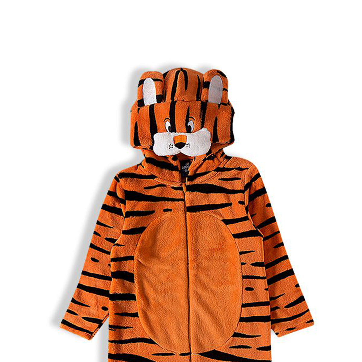Macacão Infantil em Pelúcia Bichinho Tigre - Tip Top