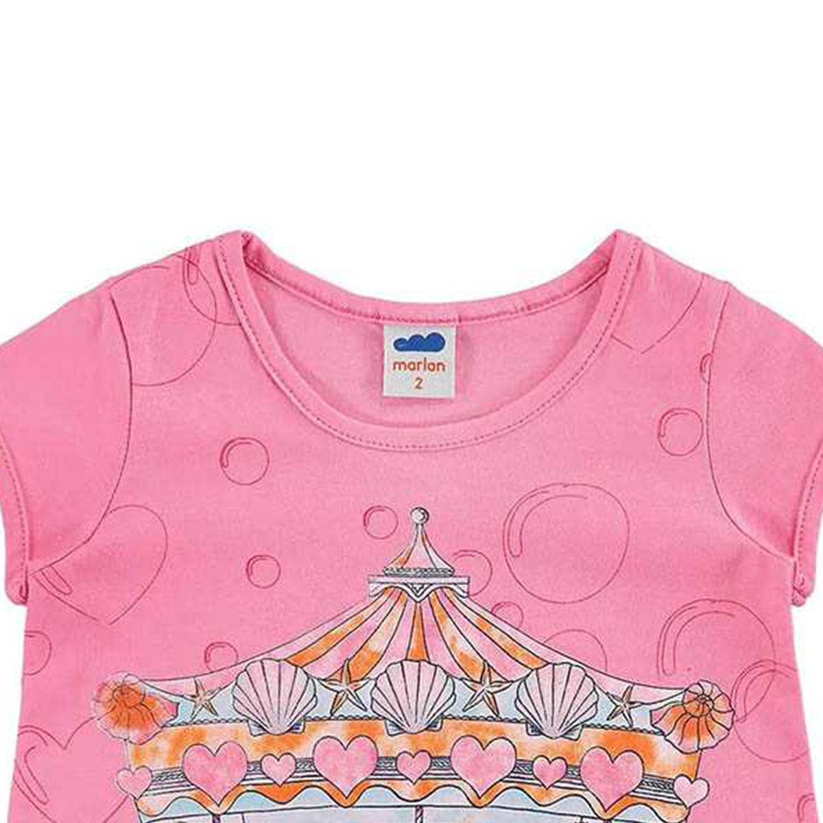 Blusa Infantil Carrossel Rosa Bailarina Carrossel - Marlan