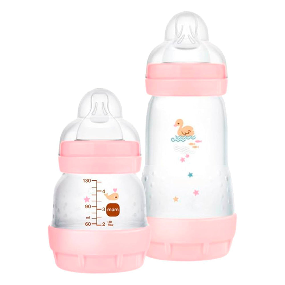 Kit 2 Mamadeiras Easy Start Anticólica 130ml e 260ml - MAM