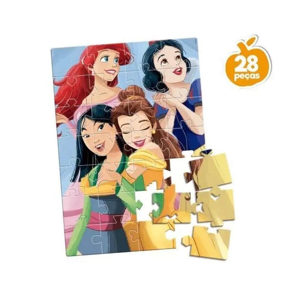 Quebra-Cabeça de Chão Princesas Grandinho 28 Peças - Toyster