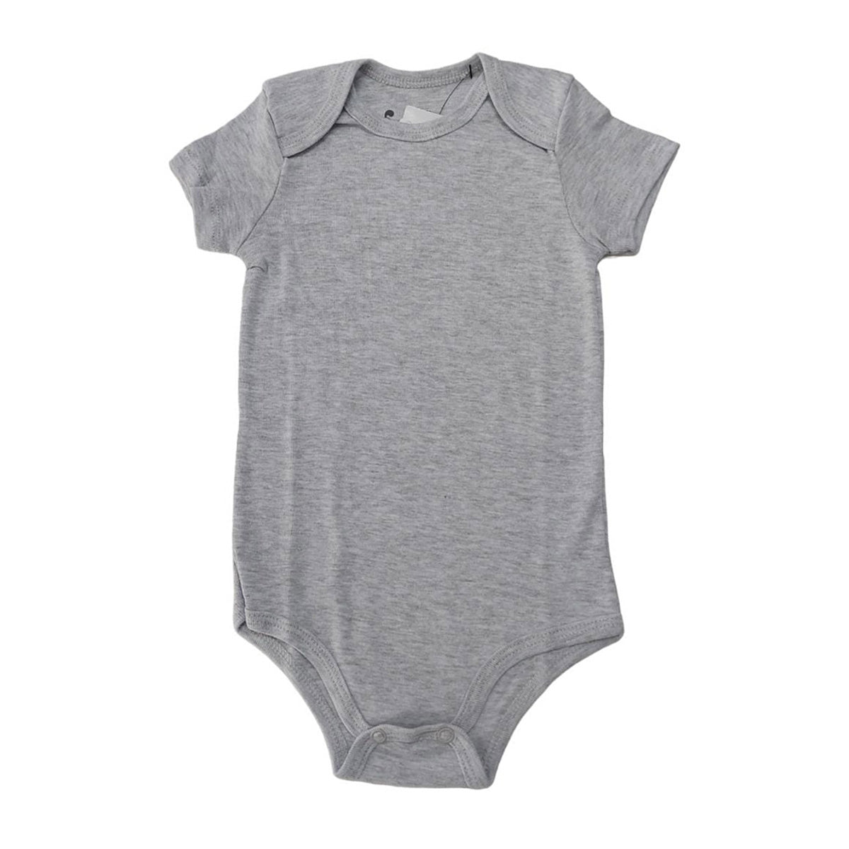 Body Manga Curta Bebê Unissex Liso em Ribana - Have Fun