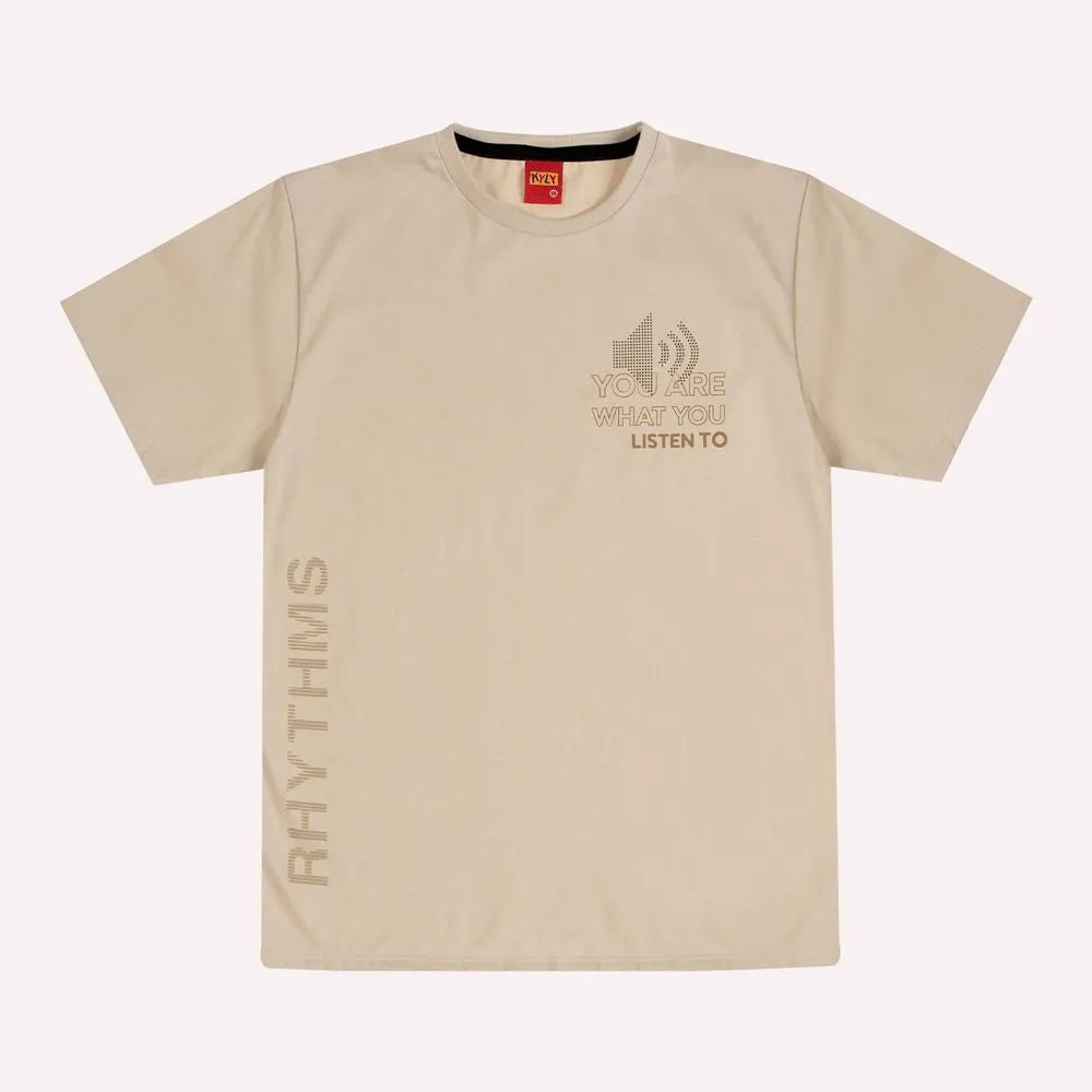 Camiseta Manga Curta Infantil Menino Música - Kyly