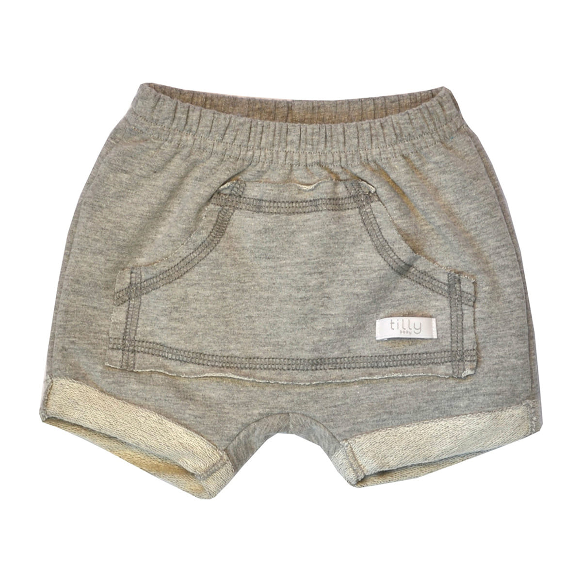 Short Bebê Infantil Menino Moletinho Com Bolsos - Tilly Baby